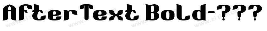 AfterText Bold字体转换